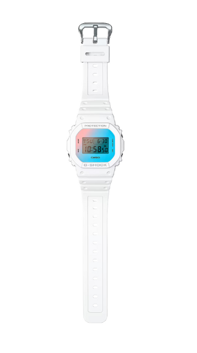 G-Shock Digital 5600 Series White Resin Men's Watch DW5600TL-7