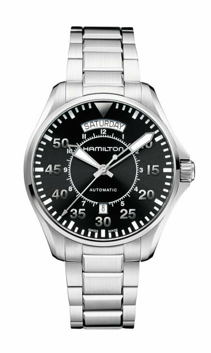 Hamilton Khaki Aviation Pilot Stainless Steel Men's Watch H64615135