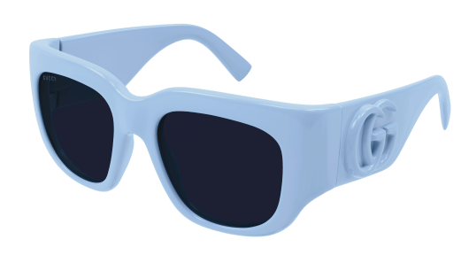 Gucci GG1545S 004 Light Blue/Light Blue Oversized Square Women's Sunglasses