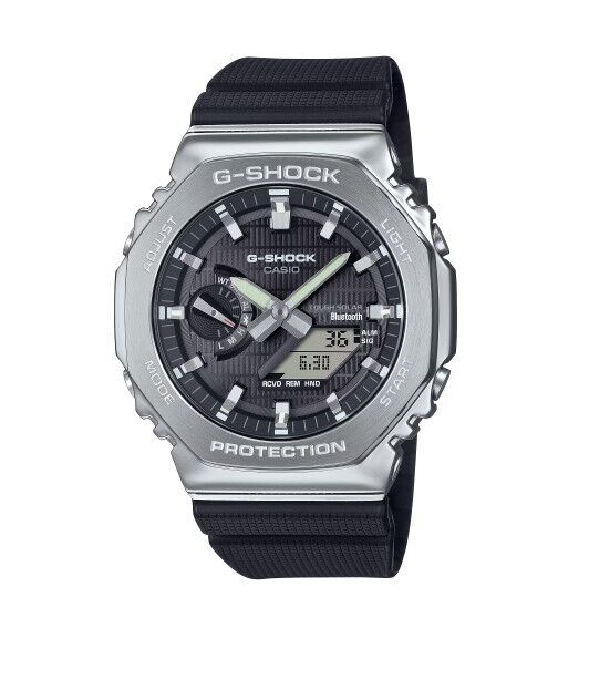 Casio G-Shock G-steel Tough Solar Bluetooth Black Dial Watch GBM2100-1A