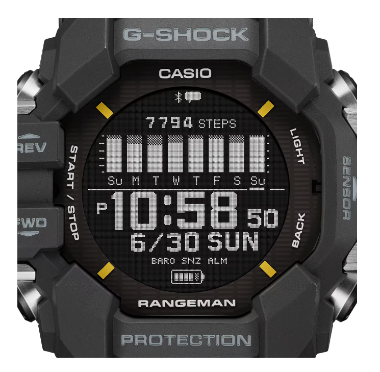 Casio G-Shock MASTER OF G-LAND RANGEMAN Black Dial Men's Watch GPRH1000-1
