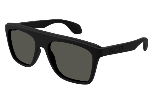 Gucci GG1570S 001 Black/Grey Polarized Square Men's Sunglasses