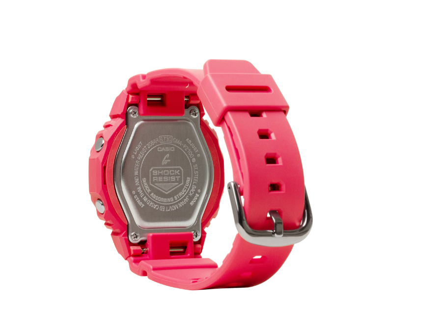 Casio G-Shock Analog Digital 2100 Series  Pink Dial Men's Watch GMAP2100-4A