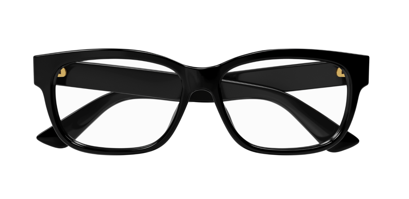 Gucci GG1341O 001 Black Square women's Eyeglasses