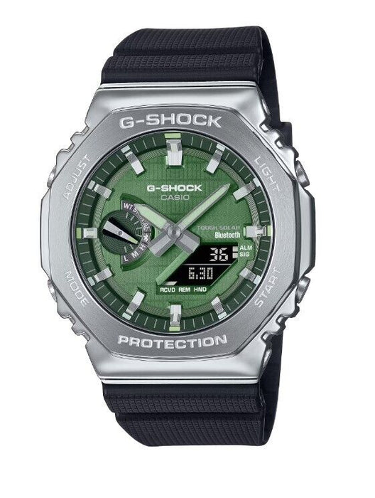 Casio G-Shock G-steel Tough Solar Bluetooth Green Dial Watch GBM2100A-1A3