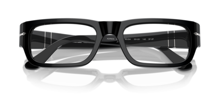 Persol 0PO3347S Adrien 95/GH Black Photochromic Dark Grey Men's Sunglasses