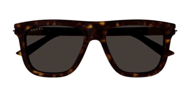 Gucci GG1502S 002 Havana/Brown Soft Square Men's Sunglasses