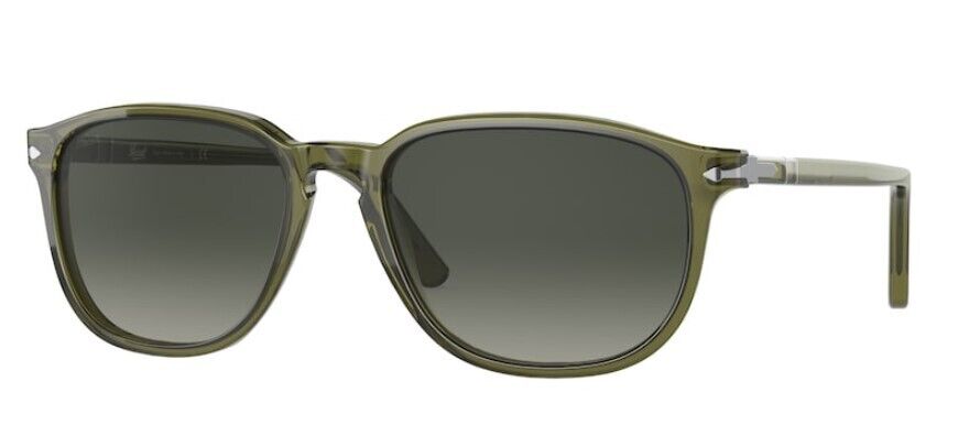 Persol 0PO3019S 114271 Olive Green Transparent/Grey Gradient Men's Sunglasses