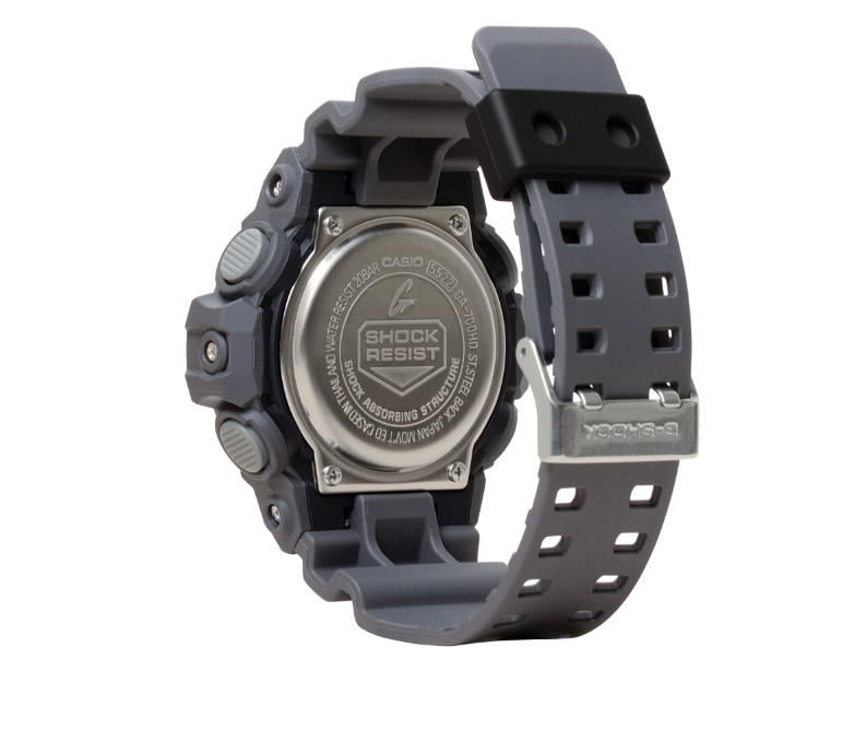 Casio G-Shock GA-700 SERIES Analog/Digital Grey Men's Watch GA700HD-8A