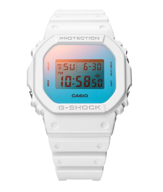 G-Shock Digital 5600 Series White Resin Men's Watch DW5600TL-7