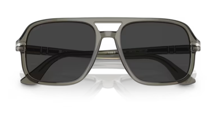 Persol 0PO3328S 110348 Smoke/Polar Black Polarized 55mm Men's Sunglasses