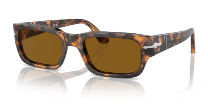 Persol 0PO3347S Adrien 121033 Brown havana/Brown Rectangle Men's Sunglasses
