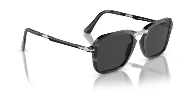 Persol 0PO3330S 119948 Black horn/Polar black Polarized 51mm Men's Sunglasses