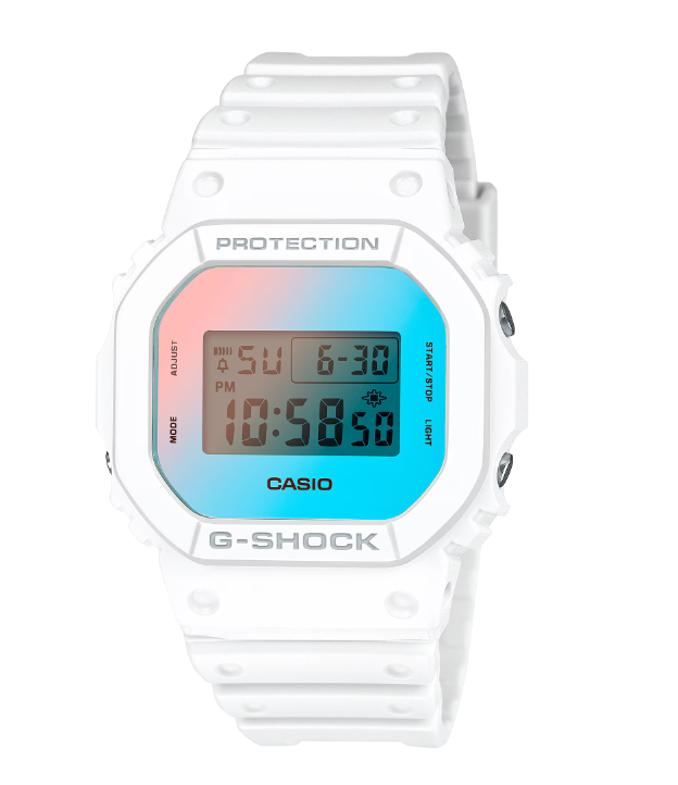 G-Shock Digital 5600 Series White Resin Men's Watch DW5600TL-7