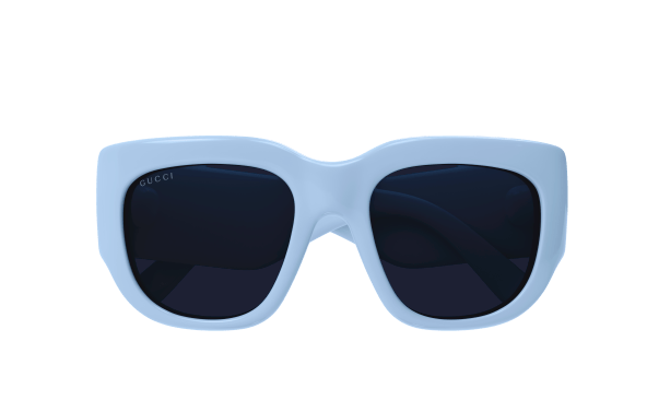 Gucci GG1545S 004 Light Blue/Light Blue Oversized Square Women's Sunglasses