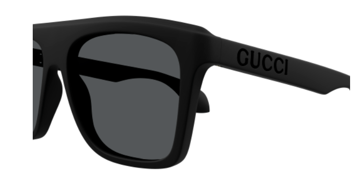Gucci GG1570S 006 Black/Grey Polarized Square Men's Sunglasses