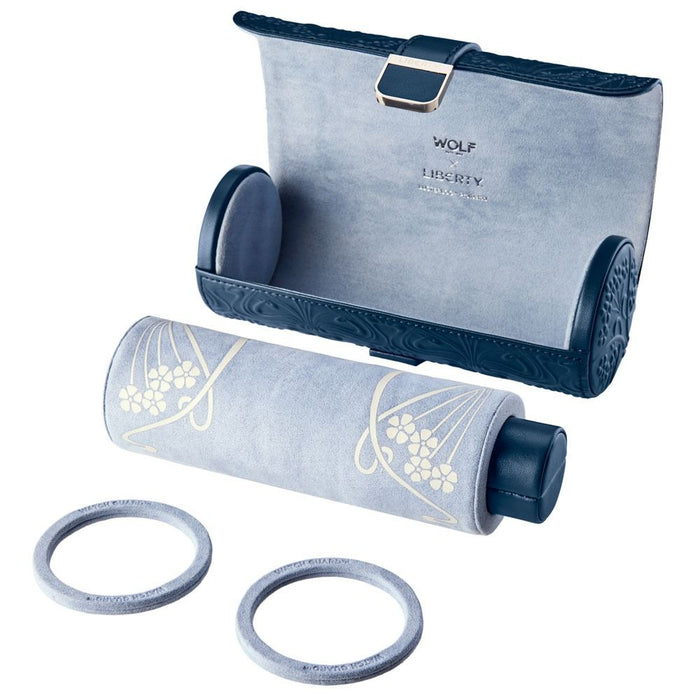 Wolf WOLF X LIBERTY All Over Ianthe Triple Watch Roll - Navy Navy 381517_4