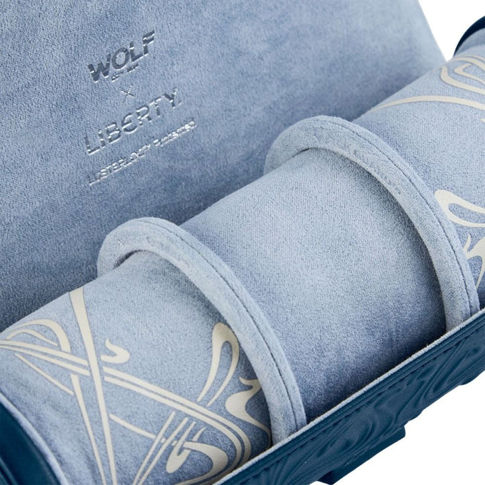 Wolf WOLF X LIBERTY All Over Ianthe Triple Watch Roll - Navy Navy 381517_6