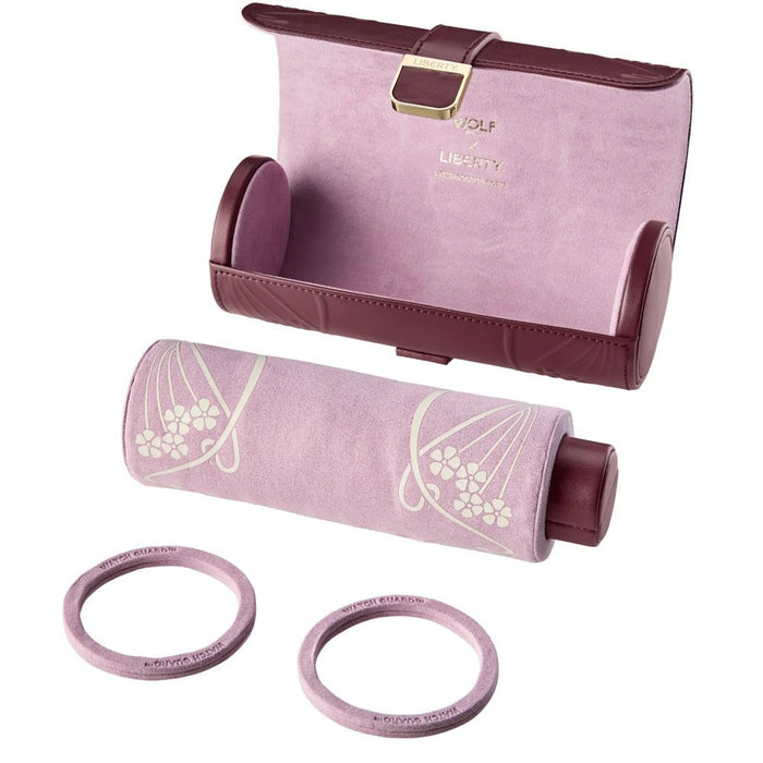 Wolf WOLF X LIBERTY Ianthe Triple Watch Roll - Burgundy Burgundy 381527_4