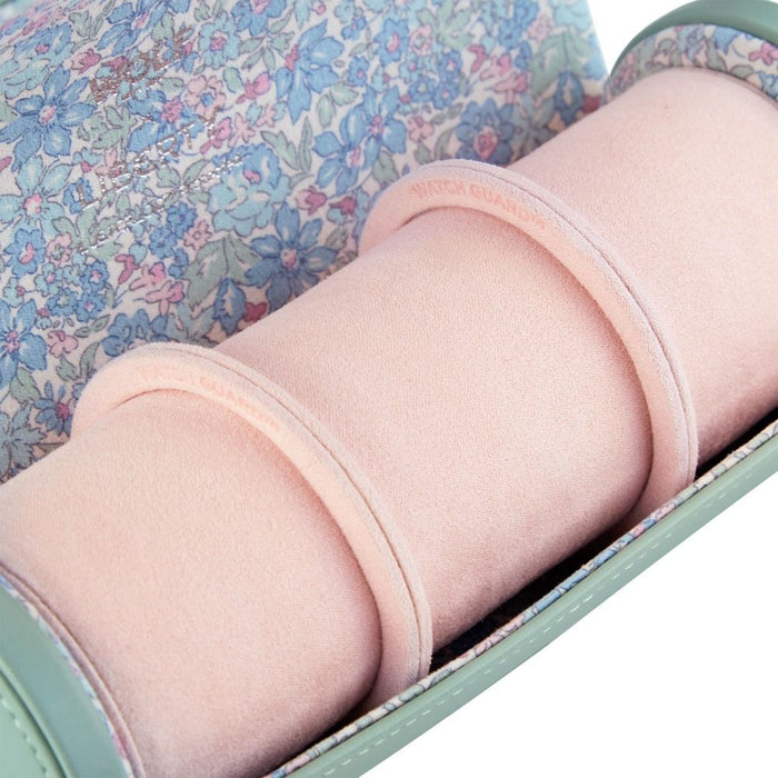 Wolf WOLF X LIBERTY Julia Interior Print Triple Watch Roll - Sage Green Sage Green 381551_6