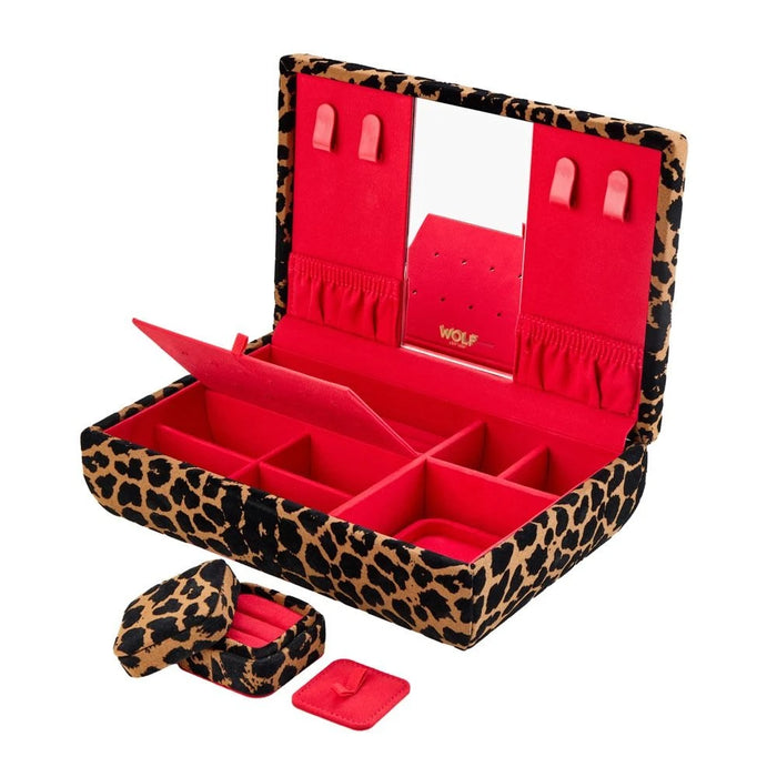 Wolf Tan/Black Savanna Leopard Print Medium Jewelry Box 395010_2