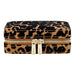 Wolf Savanna Leopard Print Jewelry Zip Case Tan/Black 395011_1