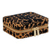 Wolf Savanna Leopard Print Jewelry Zip Case Tan/Black 395011_2
