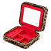 Wolf Tan/Black Savanna Leopard Print Jewelry Zip Case 395011_4