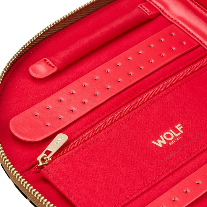 Wolf Savanna Leopard Print Jewelry Portfolio Tan/Black 395012_6