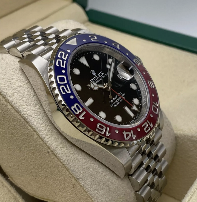 Rolex GMT Master II 126710BLRO Blue Red Pepsi Bezel Steel Mens Watch