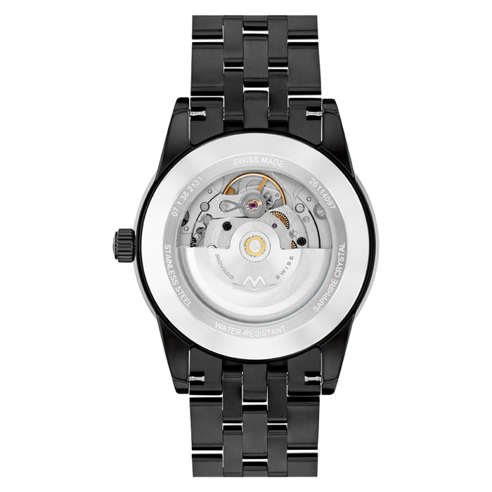 Movado Museum Classic Automatic Black Dial Stainless Steel Unisex's Watch 0608034