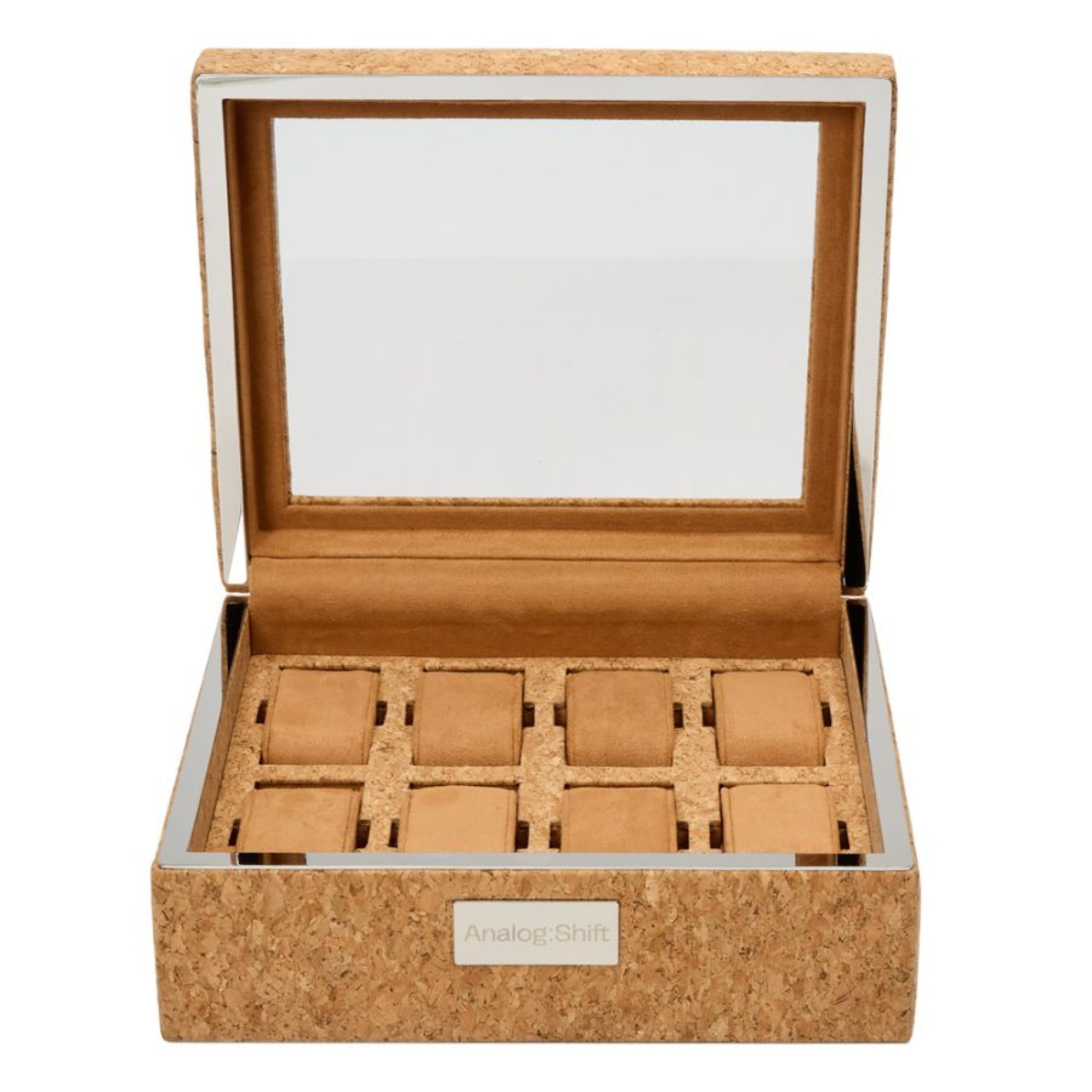 Wolf Analog: Shift Cork 1976 Collection 8 Piece Watch Box 709261