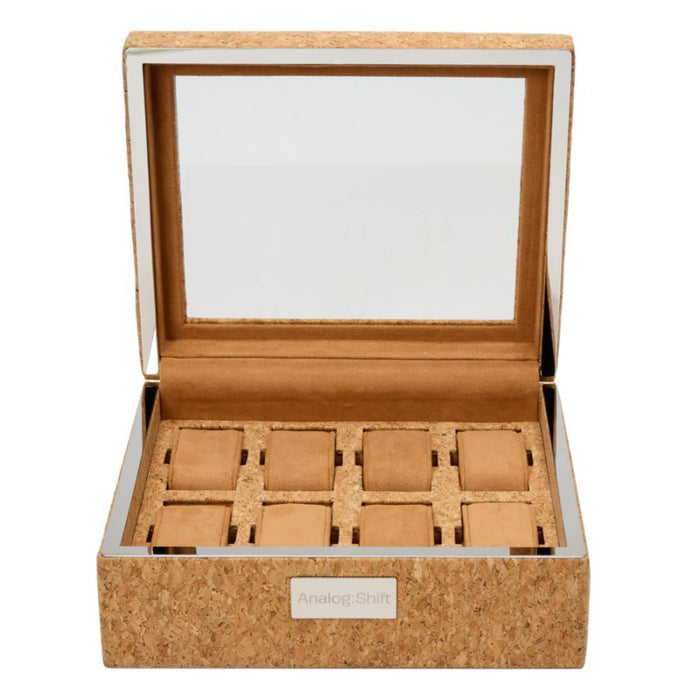 Wolf Analog: Shift Cork 1976 Collection 8 Piece Watch Box 709261