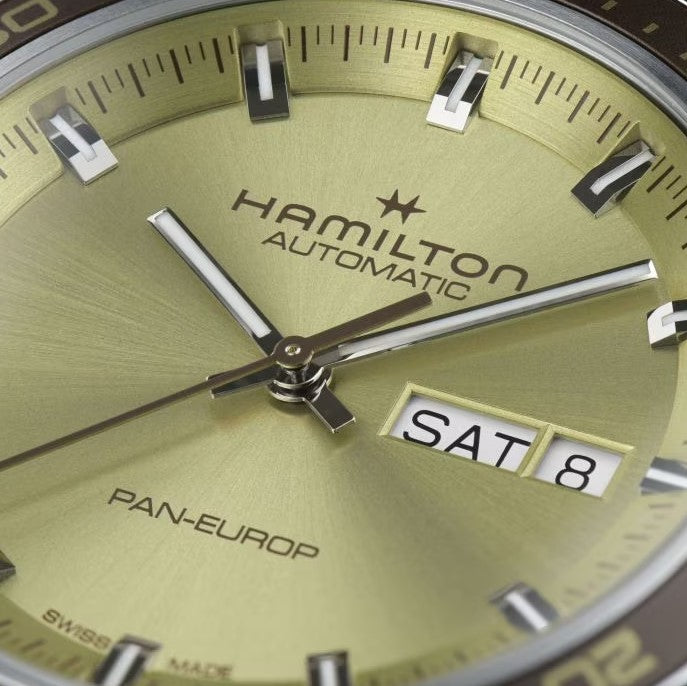 Hamilton American Classic Pan Europ Automatic Sage Green Dial Men's Watch H35445860