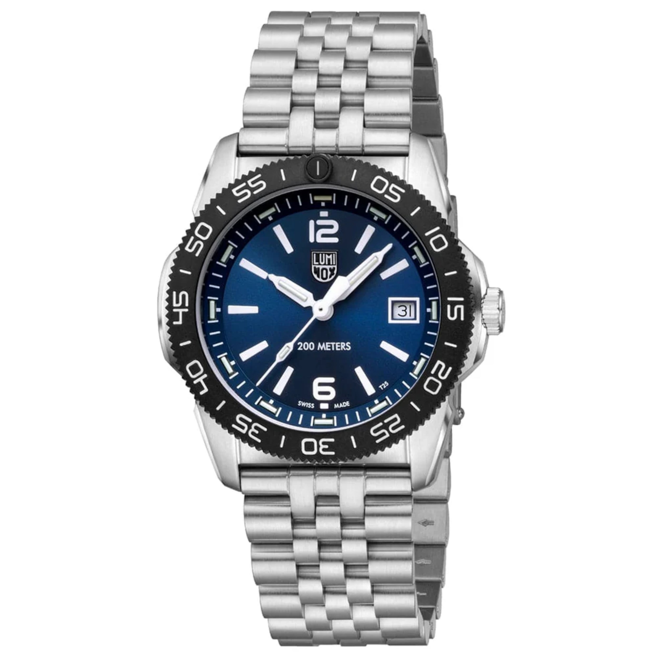 Luminox Pacific Diver 39mm Ripple Dive Dark Blue Dial Men's Watch XS.3123M.SET