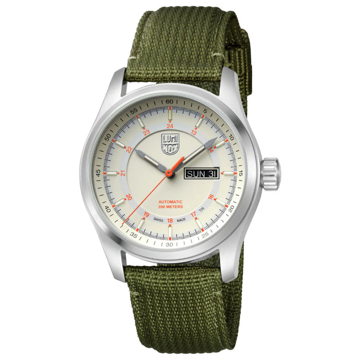 Luminox Atacama Field Automatic 44mm White Dial With Orange Accents Field Men's Watch XL.1907.NF