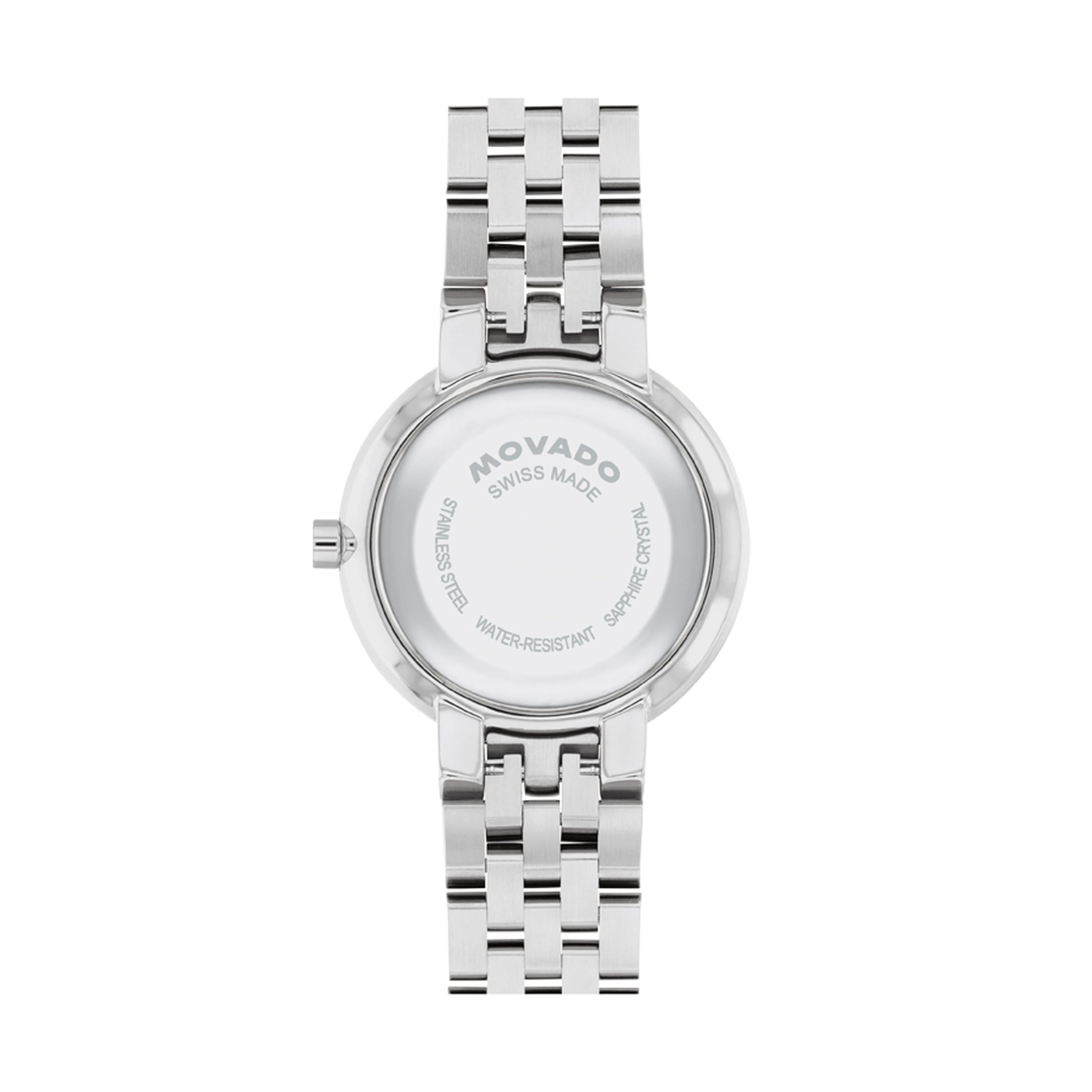 Movado Museum Classic Silver White Quartz Stainless Steel Women's Watch 0608004