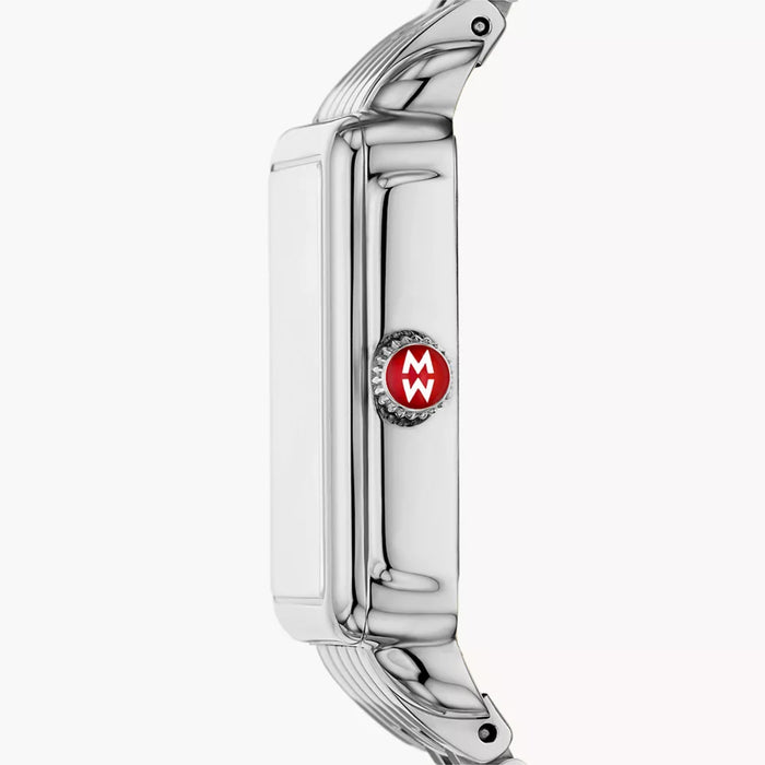 Michele Deco Park Stainless Steel Quartz White Dial Women's Watch MWW06E000144
