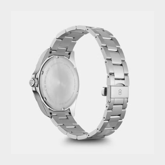 Victorinox Fieldforce Matt Blue Dial With Silver Bracelet Men's Watch 241851