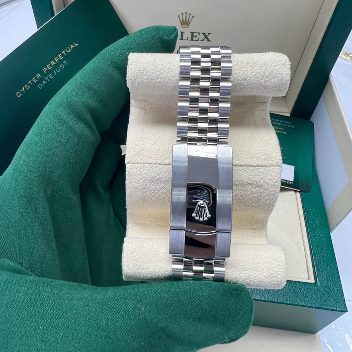 Rolex Datejust 41mm Fluted Bezel Black Index Dial Jubilee New 2025 - 126334