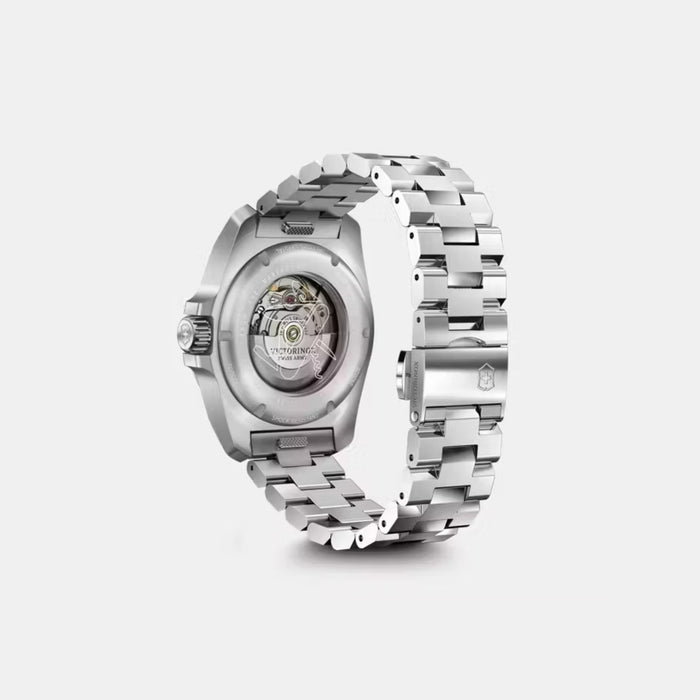 Victorinox I.N.O.X. Automatic Blue Guilloché Dial With Silver Stainless Steel Men's Watch 242020