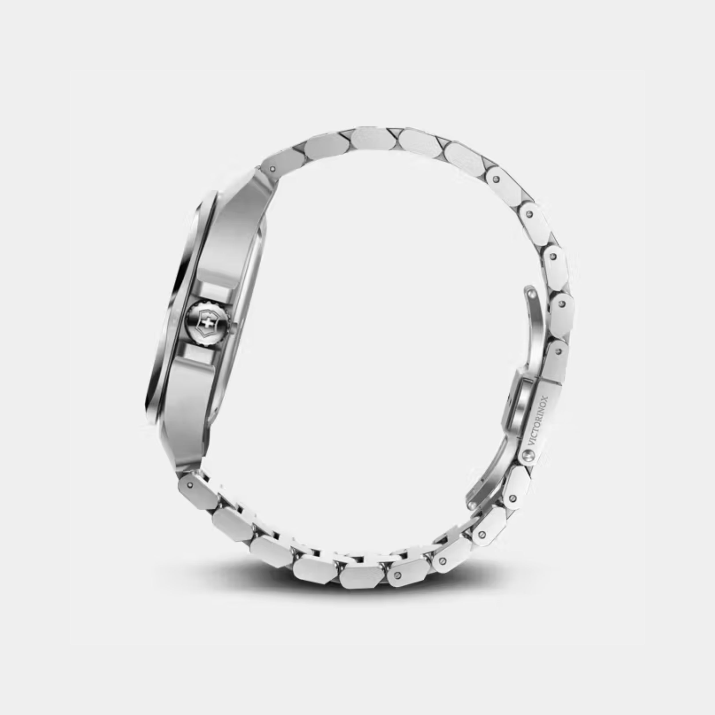 Victorinox I.N.O.X. Quartz Black Dial Stainless Steel Men's Watch 242030