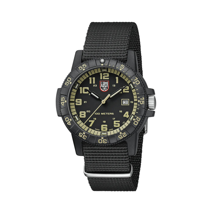 Luminox Leatherback Sea Turtle Giant 44mm CARBONOX™ Black Dial With Beige Border Men's Watch XS.0333