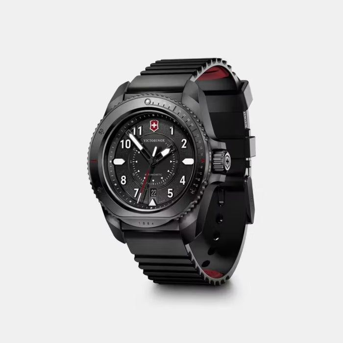 Victorinox Journey 1884 Grainy Black Dial Quartz Men's Watch 241982