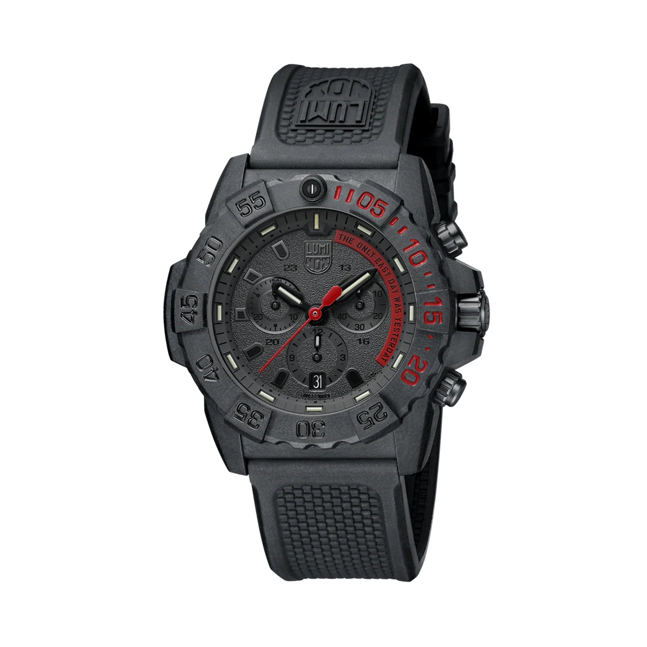 Luminox Navy SEAL Chronograph 3581 45mm CARBONOX™ Black Dial Men's Watch XS.3581.EY