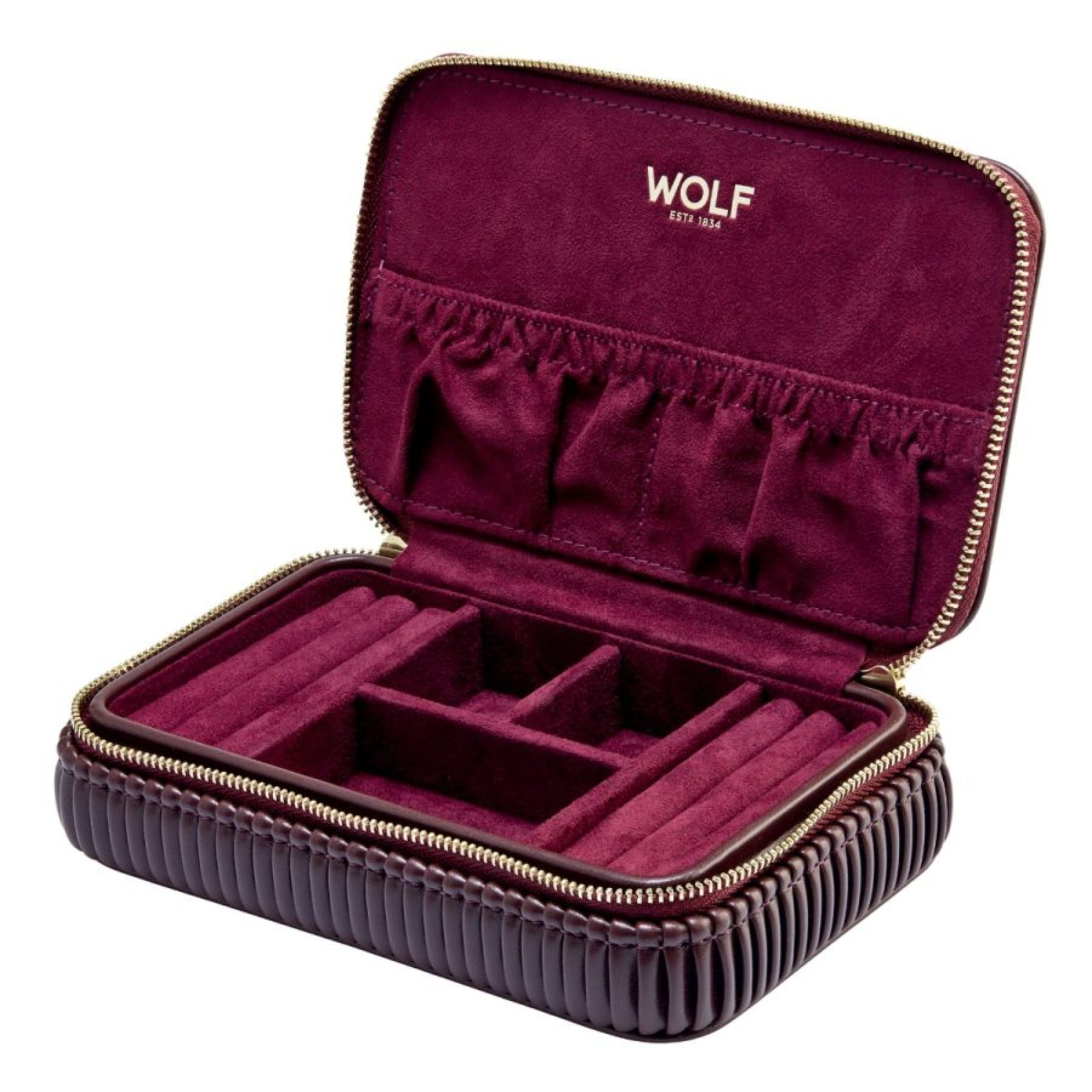Wolf Bella Bordeaux Zip Case 781326