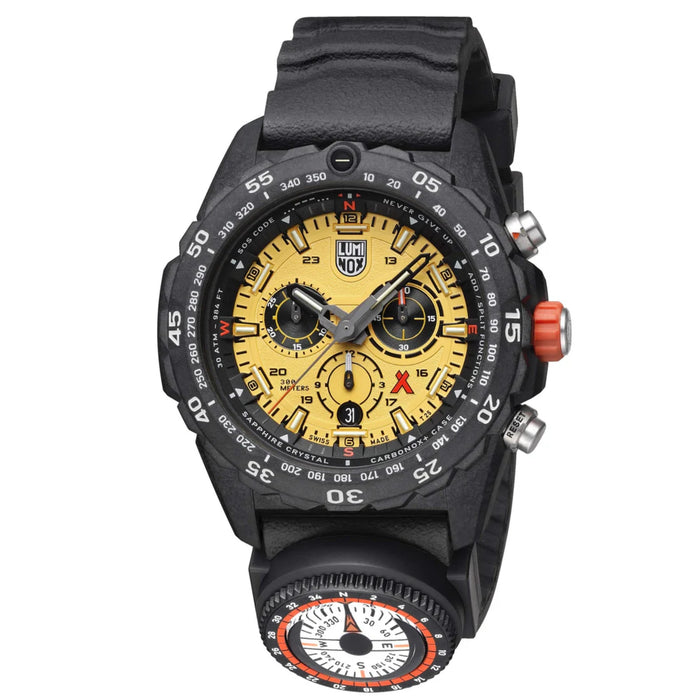 Luminox Bear Grylls Survival 45mm Chronograph Yellow Dial Outdoor Men's Watch XB.3745