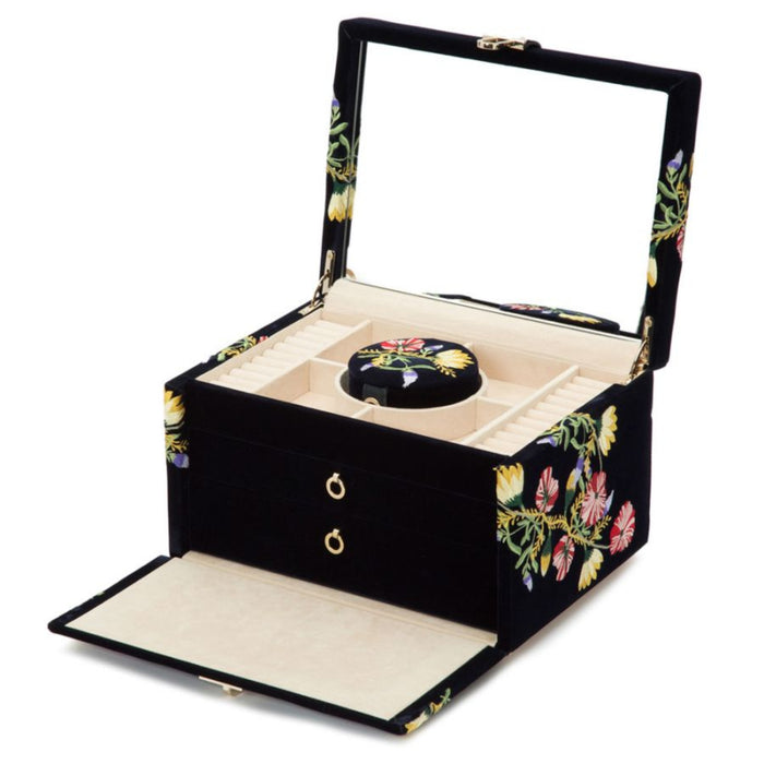 Wolf Zoe Indigo Medium Jewelry Box 393116