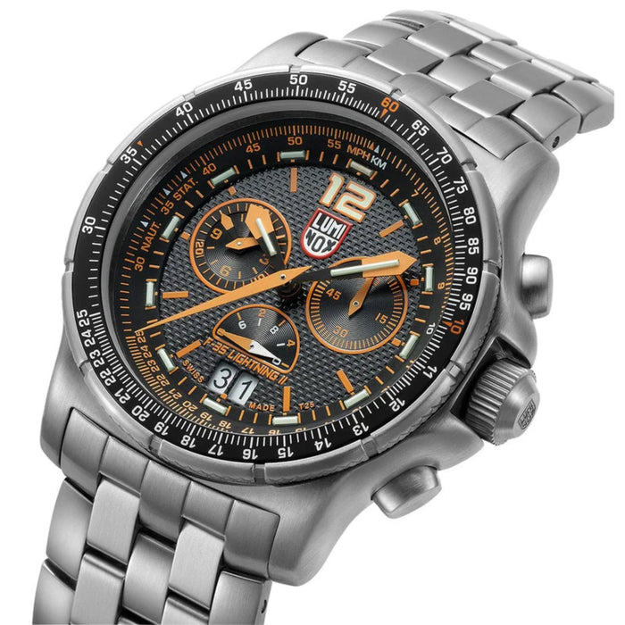 Luminox F-35 LIGHTNING II™ 9380 Series 45mm Black Dial Dive Men's Pilot Watch XA.9382.1