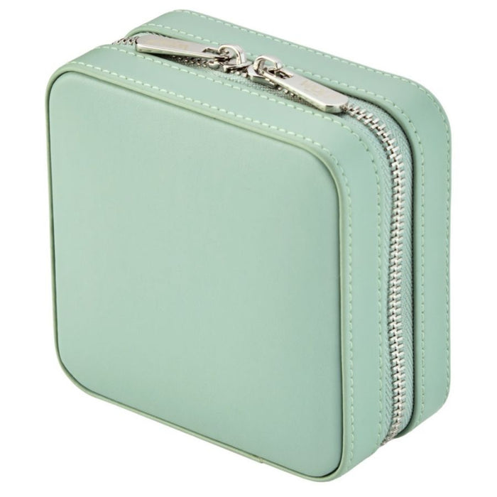 WOLF X LIBERTY All Over Ianthe Sage Green Small Jewelry Zip Case 381351